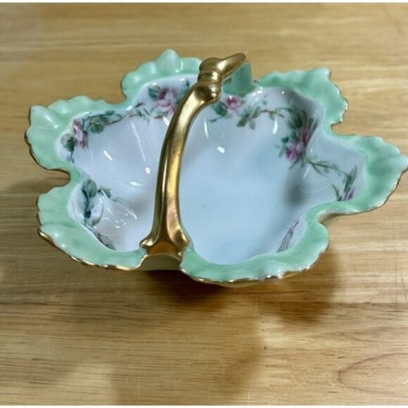 Noritake Nippon Candy Trinket Dish Hand Painted Fine Porcelain Antique Japan 6" - Picture 3 of 14